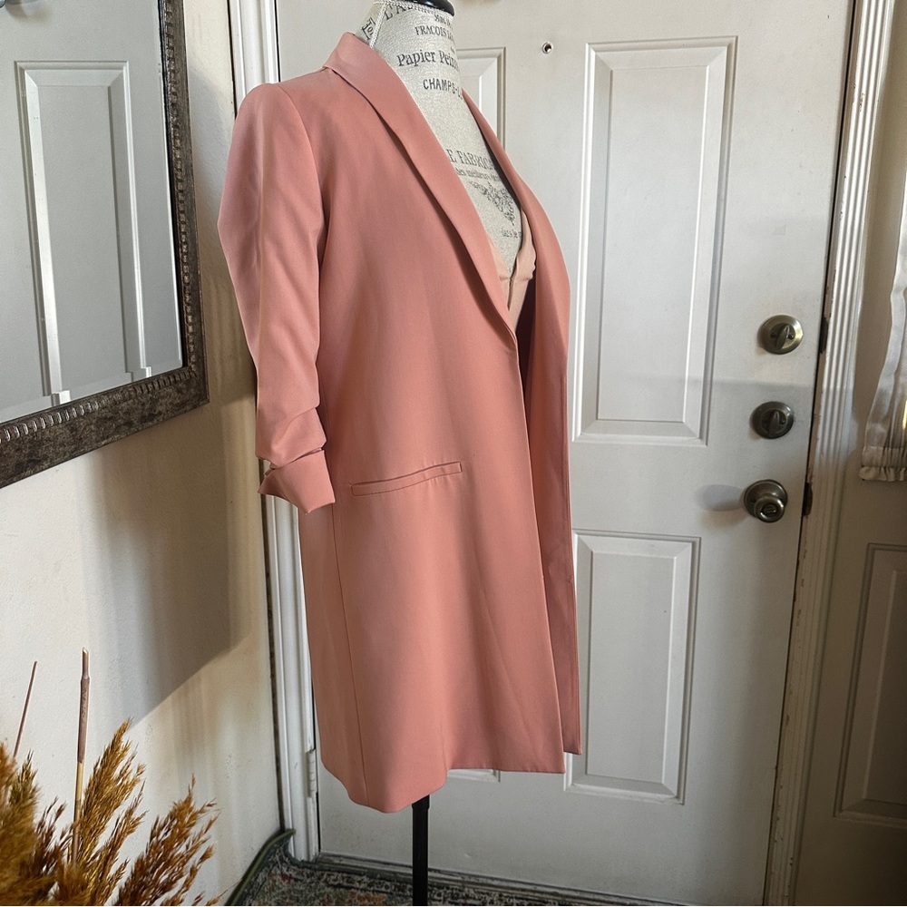 Alice + Olivia Dusty Pink Muriel Jacket - Picture 5 of 9